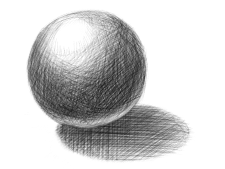 SketchBookで描いた球体